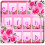 Logo of Pink Girly Floral Keyboard The android Application 